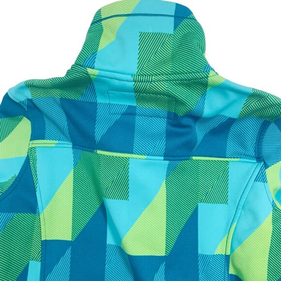 O'NEILL woman's Jacket top cat's eye Geometric Fleece size Medium - Picture 9 of 15